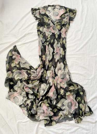 Karen millen silk print - Gem