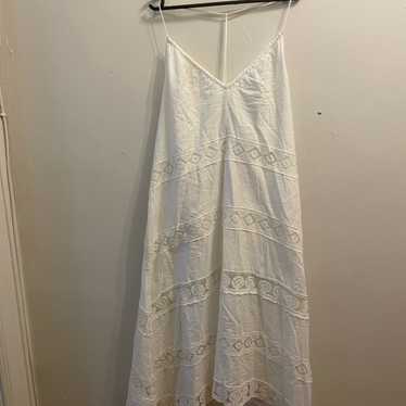Elegant White Lace Slip Dress - image 1