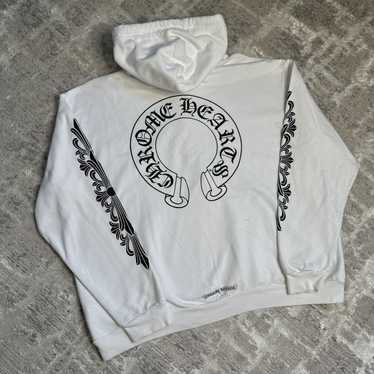Chrome Hearts Horse Shoe フローラル フーディー Chrome Hearts Horse Shoe Floral Hoodie Black Men's - US