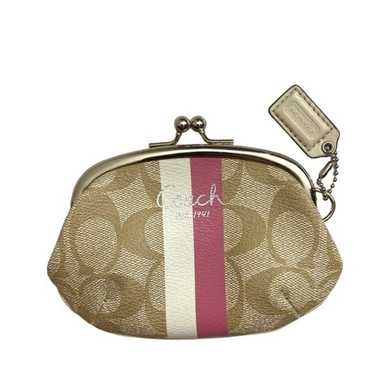 バッグ Coach Legacy Stripe Kisslock Pouch Coach Legacy Stripe Kisslock Pouch #PFJ2XU | eBay