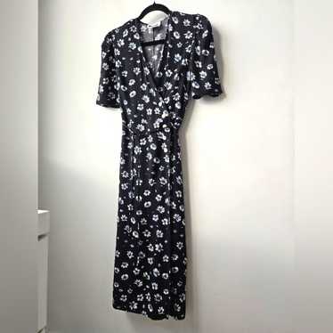 Rouje フラワープリントラップドレス 34 Rouje flower dress - Gem