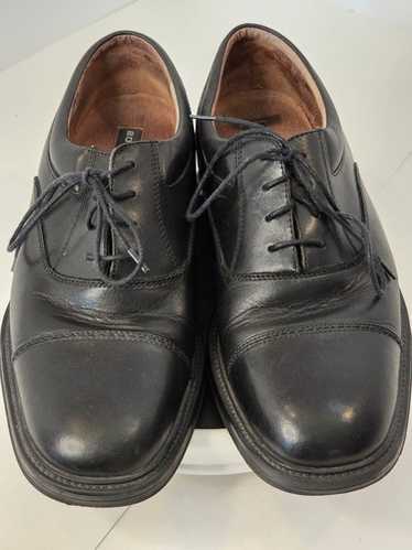BOSTONIAN CLASSICS 黒 レザー オックスフォード Bostonian Classic Mens Black Leather Dress Shoes Size 9 D B