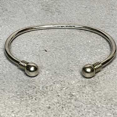 Ball end cuff bracelet - Gem