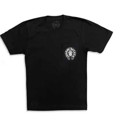 【限定数量】Chrome Hearts Hearts Short Sleeve Pocket Crew Chrome Hearts Short Sleeve Pocket Crew T-shirt Black
