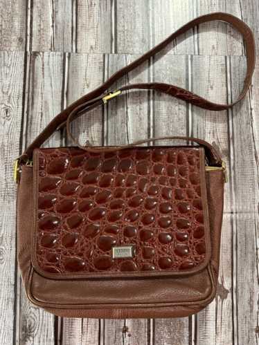GIANFRANCO FERRE バッグ　イエロー Gianfranco Ferre Handbag Crocodile Leather Shoulder 1980's