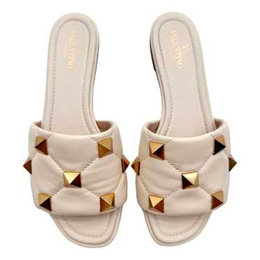 VALENTINO★Roman Stud レザー ミュール キルティング 3色 Valentino rockstud roman stud - Gem