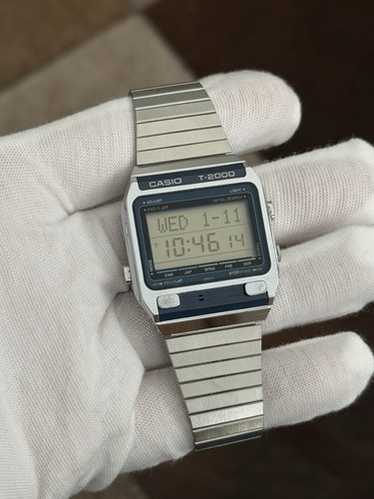 レア VINTAGE 1984's CASIO T-2000 デジタル腕時計 Casio T-2000 Digital Vintage Men's Watch 1984 World Time