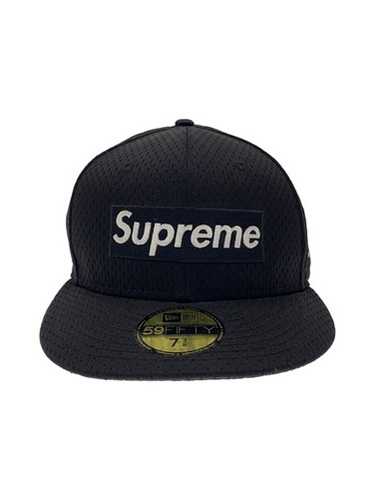 帽子 Supreme Box Logo59FIFTY 7 3/8 Mesh Cap SUPREME x New Era Mesh Box Logo Fitted Hat Cap BLACK 7 1/8