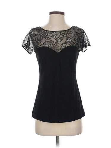 Rebecca Taylor Women Black Short Sleeve Top S - image 1