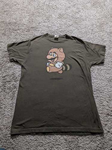 トップス Early Y2K Super Mario L/S 2003 Super Mario Brothers 1UP Nintendo Classic VINTAGE LOOK T