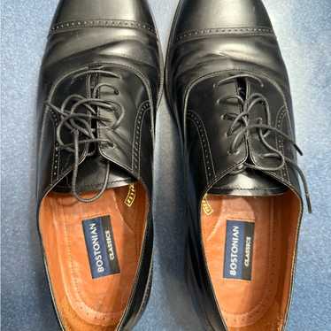 BOSTONIAN CLASSICS 黒 レザー オックスフォード Bostonian Classic Mens Black Leather Dress Shoes Size 9 D B