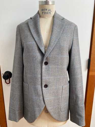 ジャケット・アウター Steven Alan TOP TWEED CADET COAT onyx-metallic-tweed-zip-front-
