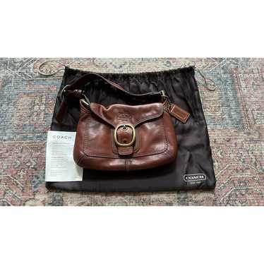 バッグ Coach Bleeker Legacy Tattersall Flap Bag Coach Vintage Bleeker Legacy Tattersall Flap Shoulder Bag