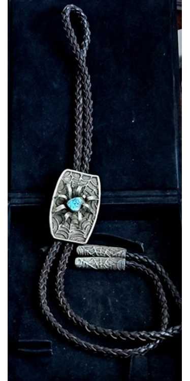 アクセサリー NAVAJO Delvert Vandeves SV925 Pendant - Navajo Turquoise & Silver Sterling by Delbert