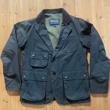 Engineered Garments × Barbour (M) Barbour x Engineered Garments Blue Sz M Graham Wax Jacket | eBay