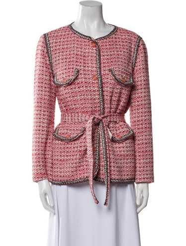majeピンク ツイード ジャケット Tweed jacket Pink For Women | Maje