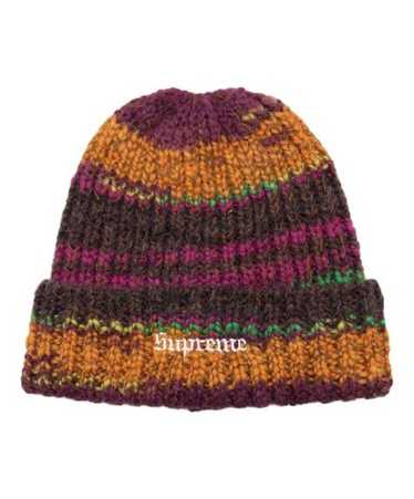 帽子 Supreme 24FW Space Dye Stripe Beanie Supreme Space Dye Stripe Beanie Black - FW24 - US