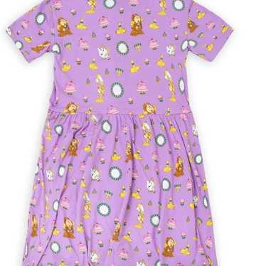 Disney Cakeworthy Beauty And The Beast Dress Purp… - image 1