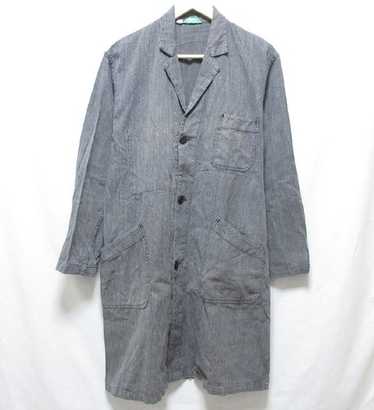 Black chambray atelier coat - Gem