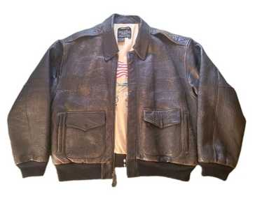 Avirex leather flight jacket - Gem