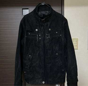 00’s archive grunge gimmick jacket BLACK Y2k archive grunge gimmick - Gem