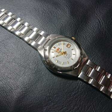 【希少】オリエント　スリースター　em6q co ca Orient Three star Rare vintage Crystals studded watch Orient