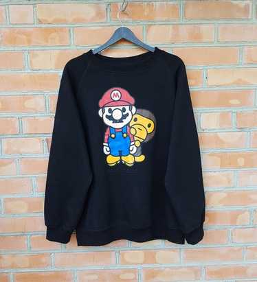 APE BAPE KAWS BABY MILO MARIO マリオ　スウェット a bathing ape x Super Mario Bros. Milo Mario Full zip hoodie