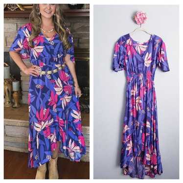 Anthropologie Abel The Label Bold Floral V-Neck H… - image 1