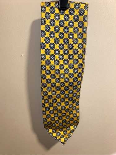 Polo By Ralph Lauren Gold Geometric Tie - image 1