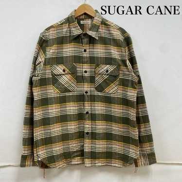 Sugarcane サイズL ヘビネル エルボーパッチ 美品 Sugar cane check flannel - Gem