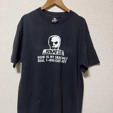 スケートボード 90's SKULL SKATES Tee Vintage SKULL SKATES Hardcore Skateboard Logo Tee Skaterock