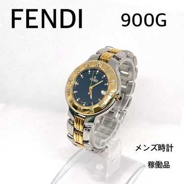 稼働中は★Fendi アナログ時計 ゴールド/ネイビー 稼働中は☆Fendi アナログ時計 ゴールド/ネイビー - メルカリ