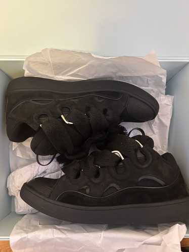 Lanvin black curb sneaker - Gem