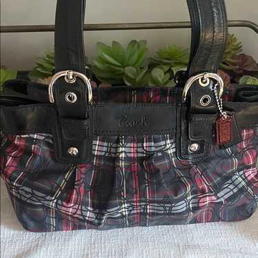 Coach plaid tartan shoulder - Gem