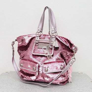 バッグ Coach Poppy Sequin Spotlight Pink Bag Coach | Bags | Coach Poppy Pink Sequin Bag 3821 | Poshmark