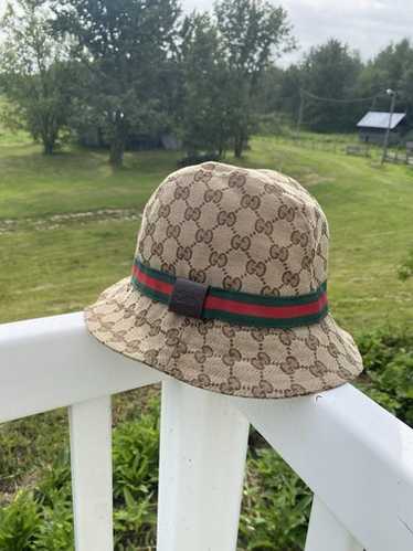 帽子 GUCCI 00's Sherry line GG bucket hat GUCCI 00's Sherry Line GG Bucket Hat Size M Made In Italy