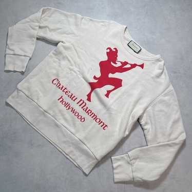 k　Chateau Marmont & GUCCI パーカー　S Gucci Black and Red Chateau Marmont Hoodie Gucci