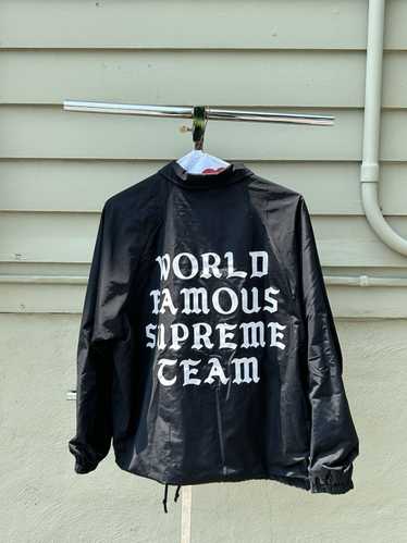 Supreme World Famous Coach Jacket M 黒 Supreme World Famous Coach Jacket M 黒