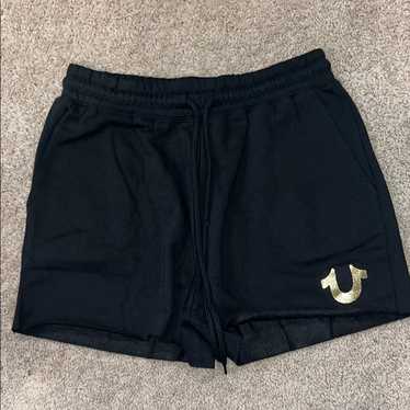 True Religion ショートパンツブラック　海外ガール　アメリカン ブラック（黒）系 TRUE RELIGION(トゥルーレリジョン) ハーフ