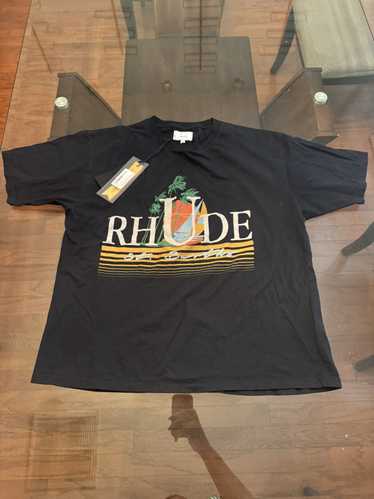 【人気！】Rhude ブラック Flag Tシャツ メンズTシャツRhude ブラック 2025 | THEBS