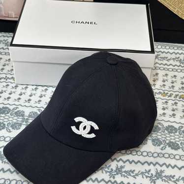 CHANEL ロゴCAP黒 Chanel Black Baseball Hat Cap With CC Logo | eBay