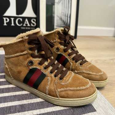 GUCCI【スウェードロングブーツ】キャメル23.5cm GUCCI【スウェードロングブーツ】キャメル23.5cm