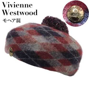 帽子 Vivienne Westwood beret Palace Vivienne Westwood Gore-Tex Harris Tweed Beret Plaid