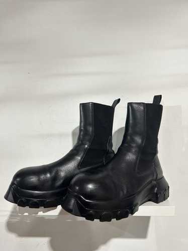 【極美品】Rick Owens Beetle Bozo Tractor 40 Rick Owens Black Beatle Bozo Tractor Leather Size 41 with
