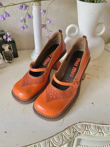 miumiu 1999 archive vintage フラット　シューズ　希少 MIU MIU/1999fw archive bubble sole heels - メルカリ