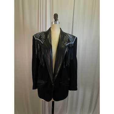テーラードジャケット FUMIKA_UCHIDA - 80s CLAUDE MONTANA Shawl Collar Jacket Claude Montana for Ideal Cuir 1980s Men's Black Lamb Leather