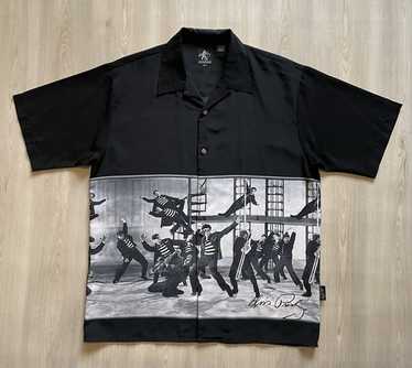 エルヴィスプレスリー DRAGONFLY JAILHOUSE ROCK開襟シャツ エルヴィスプレスリー DRAGONFLY JAILHOUSE ROCK開襟シャツ