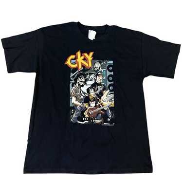 ヴィンテージ✨CKY Tシャツ クラシックロゴ ブルー Vintage ✨ CKY T-shirt Classic Logo Blue