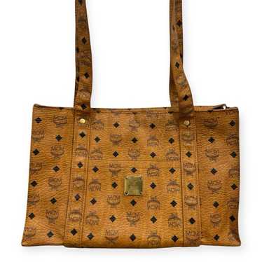 トートバッグ Mcm Visetos Brown Logo Tote Bag LOGO MONOGRAM VISETOS VISETOS TOTE BAG - CRTBLNCHSHP