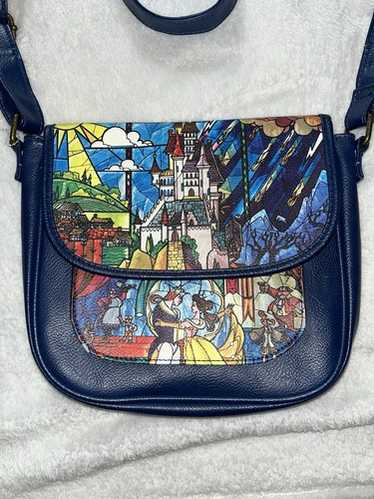Loungefly Disney Handbag - Beauty and the Beast S… - image 1